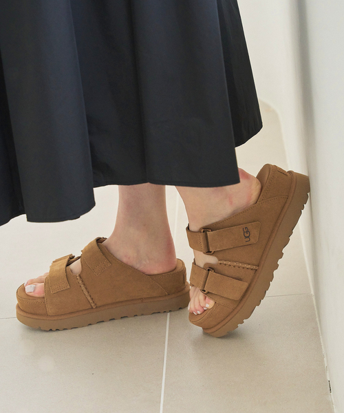 セール】UGG/アグ W GOLDENSTAR HI SLIDE（サンダル）｜UGG