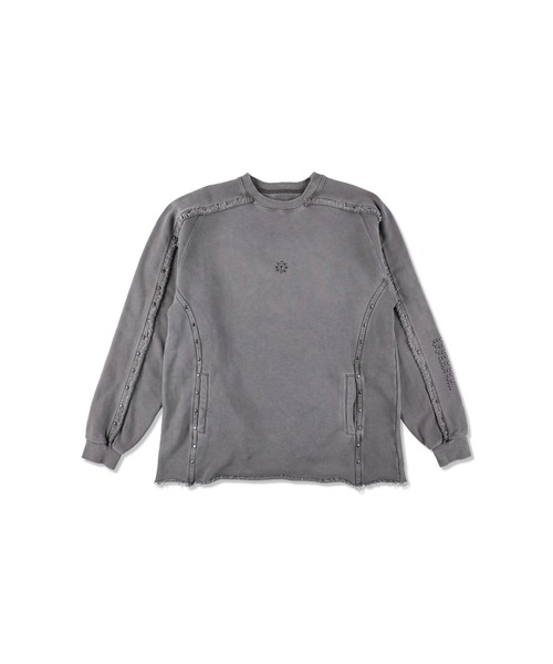 WIND AND SEA（ウィンダンシー）の「Sulfer Acid C-off Crew neck（スウェット・メンズ・アイボリー/チャコール/ブラック・M/XL/S/L）」の3枚目の写真