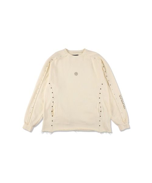WIND AND SEA（ウィンダンシー）の「Sulfer Acid C-off Crew neck（スウェット・メンズ・アイボリー/チャコール/ブラック・M/XL/S/L）」の2枚目の写真