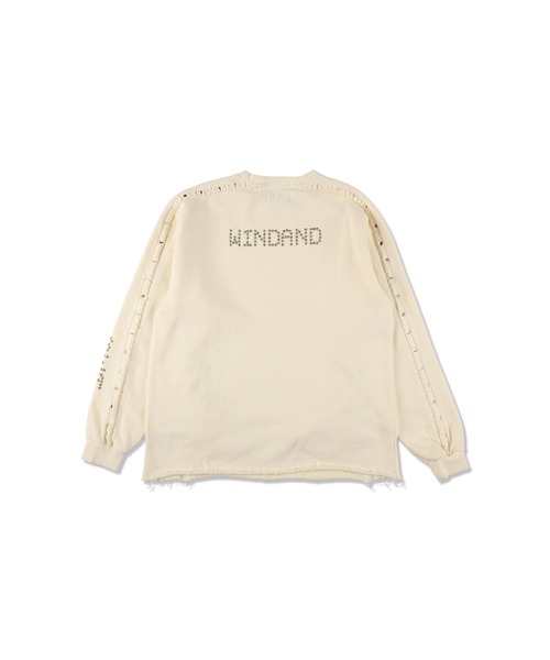 WIND AND SEA（ウィンダンシー）の「Sulfer Acid C-off Crew neck（スウェット・メンズ・アイボリー/チャコール/ブラック・M/XL/S/L）」の16枚目の写真