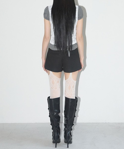 FANCY CLUB(ファンシークラブ)の「FANCY CLUB/レーススカーフSET T(Tシャツ/カットソー・レディース・グレー/ブラック・FREE)」の11枚目の写真