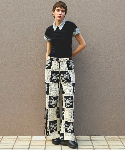 MAISON SPECIAL(メゾンスペシャル)の「Henry Neck Layered Cut And Sew Dress/ヘンリーネックレイヤードカットワンピース(ワンピース・レディース・ブラック/レッド/グレー・38/36)」の9枚目の写真