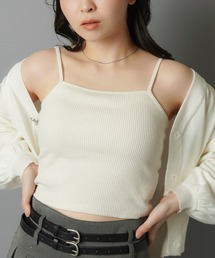 SPINNS | 一番使いやすい丈感目指しました!/カップ付き ショート丈キャミソール/2サイズ・5色展開(キャミソール)