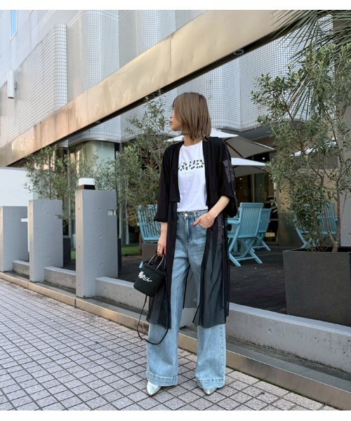 a-jolie（アジョリー）の「【a-jolie/アジョリー】メッセージロゴカゴバッグ(MERCI)（かごバッグ・レディース・グリーン×ピンク/ベージュ/ブラック・FREE）」の12枚目の写真