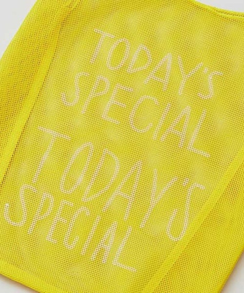 TODAY'S SPECIAL（トゥデイズスペシャル）の「【数量限定】【TODAY'S SPECIAL】ネットマルシェバッグ S/361319（エコバッグ/サブバッグ・レディース・ライトイエロー・SMALL）」の4枚目の写真
