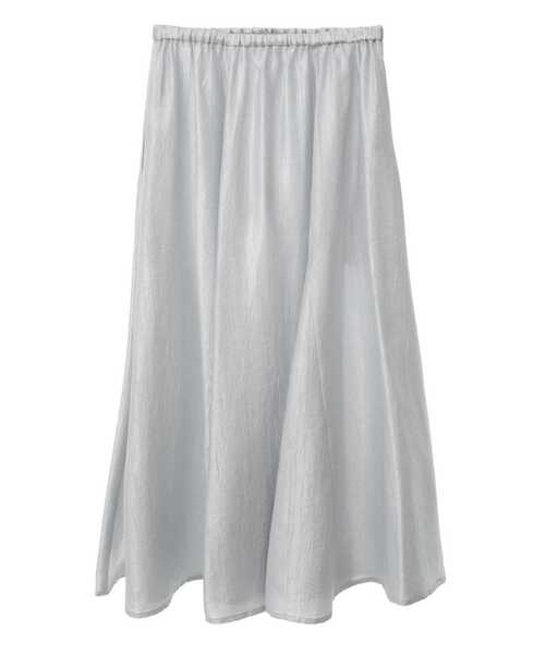 MELROSE claire（メルローズ クレール）の「【ブライトワッシャークロス6枚接ぎスカート】（スカート・レディース・ブラック/ブラウン系その他/シルバー・FREE）」の20枚目の写真