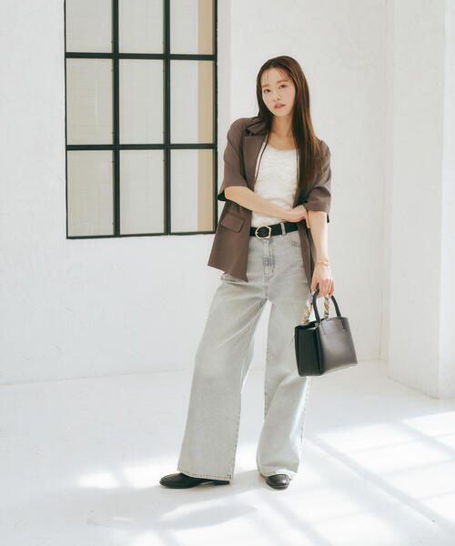 PROPORTION BODY DRESSING（プロポーションボディドレッシング）の「ワイドデニム / 1215130901（その他パンツ・レディース・ブルー/ブルー系その他・SMALL/MEDIUM）」の7枚目の写真