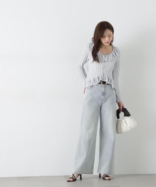 PROPORTION BODY DRESSING（プロポーションボディドレッシング）の「ワイドデニム / 1215130901（その他パンツ・レディース・ブルー/ブルー系その他・SMALL/MEDIUM）」の10枚目の写真