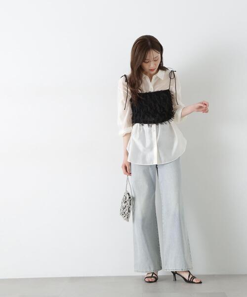 PROPORTION BODY DRESSING（プロポーションボディドレッシング）の「ワイドデニム / 1215130901（その他パンツ・レディース・ブルー/ブルー系その他・SMALL/MEDIUM）」の12枚目の写真