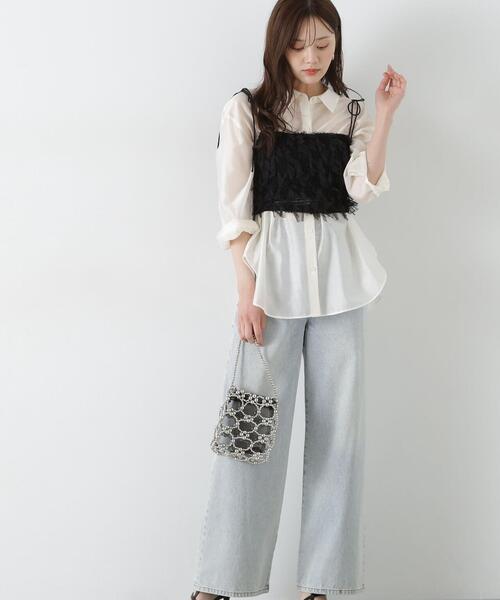 PROPORTION BODY DRESSING（プロポーションボディドレッシング）の「ワイドデニム / 1215130901（その他パンツ・レディース・ブルー/ブルー系その他・SMALL/MEDIUM）」の2枚目の写真