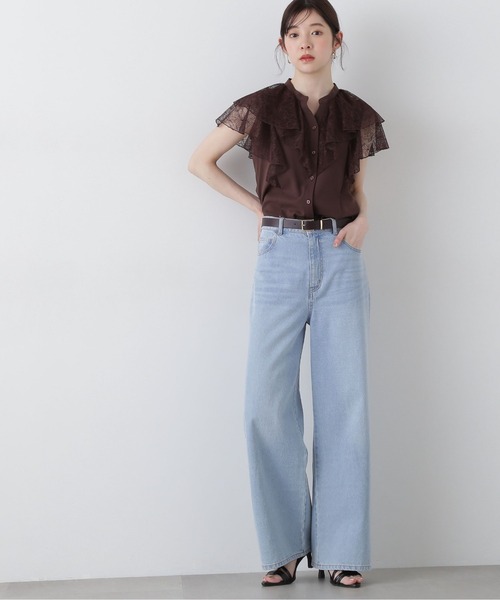 PROPORTION BODY DRESSING（プロポーションボディドレッシング）の「ワイドデニム / 1215130901（その他パンツ・レディース・ブルー/ブルー系その他・SMALL/MEDIUM）」の3枚目の写真