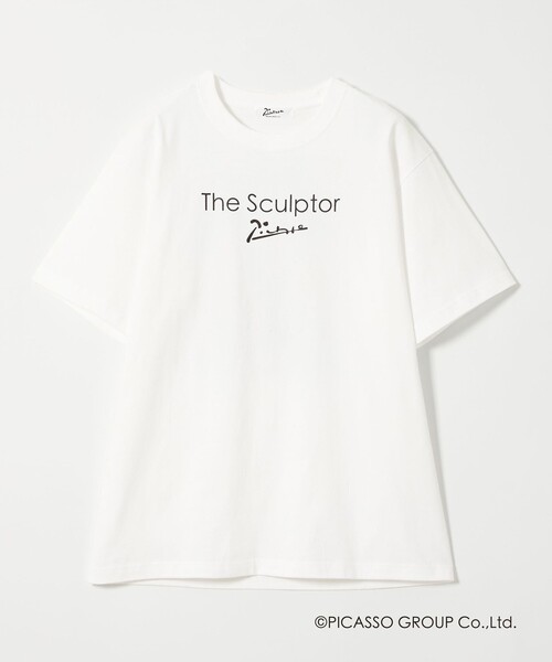 BEAUTY&YOUTH UNITED ARROWS（ビューティーアンドユースユナイテッドアローズ）の「＜PICASSO × BEAUTY&YOUTH＞ Sculptor Tシャツ（Tシャツ/カットソー・メンズ・ホワイト・M/L/XL）」の2枚目の写真