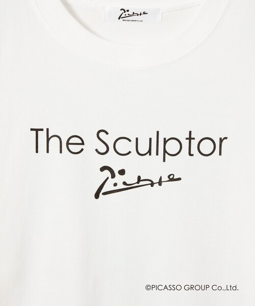 BEAUTY&YOUTH UNITED ARROWS（ビューティーアンドユースユナイテッドアローズ）の「＜PICASSO × BEAUTY&YOUTH＞ Sculptor Tシャツ（Tシャツ/カットソー・メンズ・ホワイト・M/L/XL）」の4枚目の写真