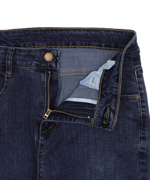 dispark（ディスパーク）の「DISPARK/ウォッシュドフレアデニムパンツ（デニムパンツ・レディース・ブルー系1・MEDIUM/SMALL）」の4枚目の写真