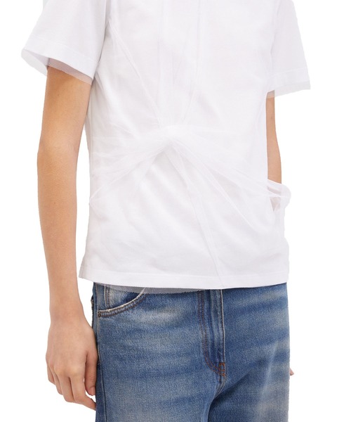 セール】チュールレイヤードTシャツ（Tシャツ/カットソー