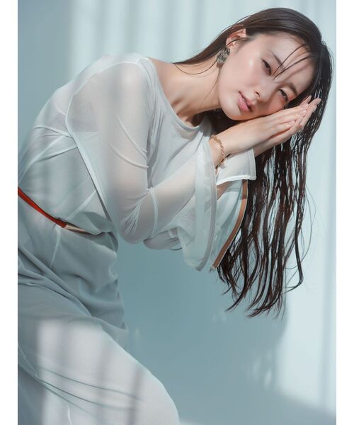 LAGUNAMOON（ラグナムーン）の「メタルバックルナローベルト（ベルト・レディース・レッド/ブラック・FREE）」の4枚目の写真