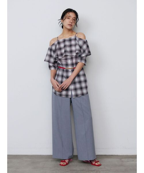 LAGUNAMOON（ラグナムーン）の「メタルバックルナローベルト（ベルト・レディース・レッド/ブラック・FREE）」の14枚目の写真