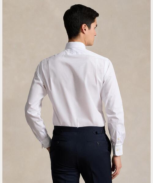 POLO RALPH LAUREN（ポロ ラルフ ローレン）の「カスタム フィット ポプリン シャツ（ビジネスシャツ・メンズ・ホワイト・17/15 /14//16）」の7枚目の写真