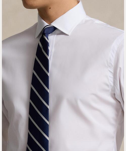 POLO RALPH LAUREN（ポロ ラルフ ローレン）の「カスタム フィット ポプリン シャツ（ビジネスシャツ・メンズ・ホワイト・17/15 /14//16）」の2枚目の写真