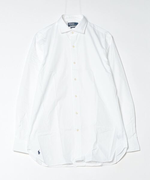 POLO RALPH LAUREN（ポロ ラルフ ローレン）の「カスタム フィット ポプリン シャツ（ビジネスシャツ・メンズ・ホワイト・17/15 /14//16）」の3枚目の写真