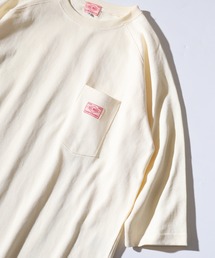 BIG MIKE Sunglasses Pocket Tee サングラスポケット ワイド7分袖Tシャツ