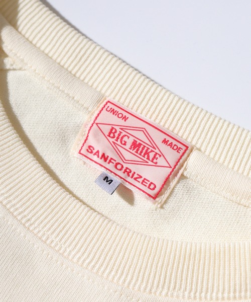 BIG MIKE(ビッグマイク)の「BIG MIKE Sunglasses Pocket Tee サングラスポケット ワイド7分袖Tシャツ(Tシャツ/カットソー・メンズ・キナリ/スミクロ/グリーン・XL/L/M)」の21枚目の写真
