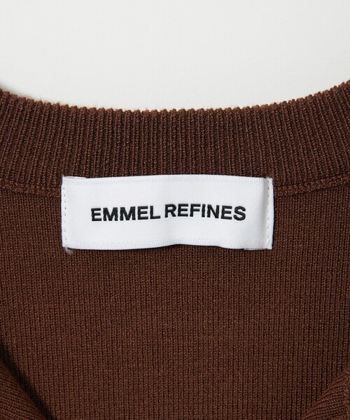 EMMEL REFINES(エメルリファインズ)の「<EMMEL REFINES>EM HW メタルボタン ニットベスト(ニット/セーター・レディース・ブラック/ブラウン/レッド・FREE)」の18枚目の写真