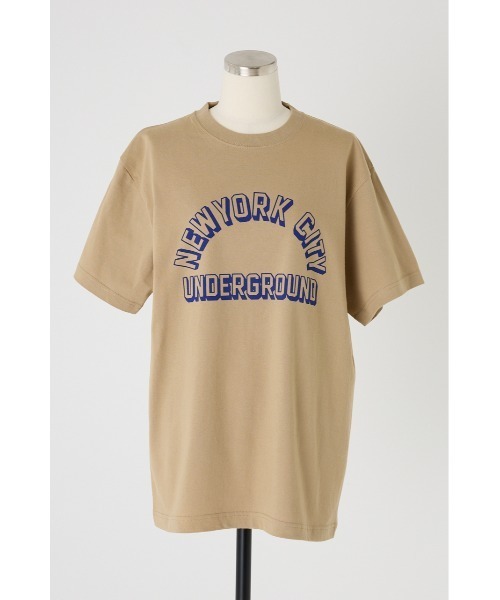 SHEL'TTER ORIGINAL(シェルターオリジナル)の「【GULFCOAST SPORTSWEAR】NYC Tシャツ(Tシャツ/カットソー・レディース・ベージュ・MEDIUM)」の1枚目の写真