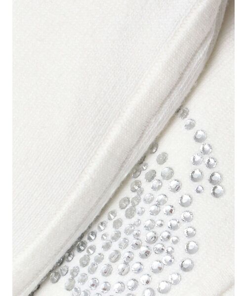 GYDA（ジェイダ）の「GD ラインストーンニットビスチェ（キャミソール・レディース・オフホワイト/ブラック・FREE）」の16枚目の写真