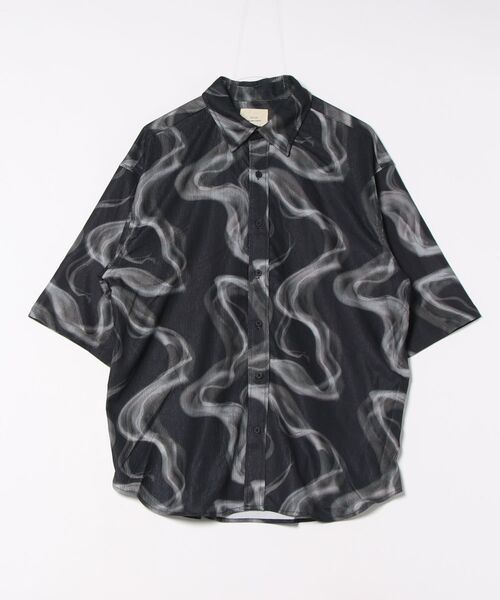 CORISCO（コリスコ）の「カットサッカー総柄プリント半袖シャツ(M1)（シャツ/ブラウス・メンズ・その他1/その他3/その他2/その他5/その他4/その他6・X-LARGE/LARGE/MEDIUM）」の8枚目の写真