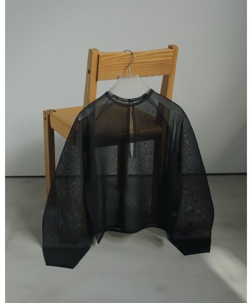 【新品タグ付き】Rib Sheer Knit anuke ànuke】Rib Sheer Knit | selectshop kusukusu