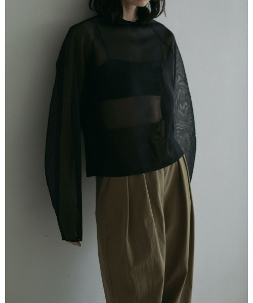 セール】anuke Volumesleeve Sheer Knit 62510506（ニット
