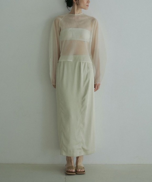 セール】anuke Volumesleeve Sheer Knit 62510506（ニット