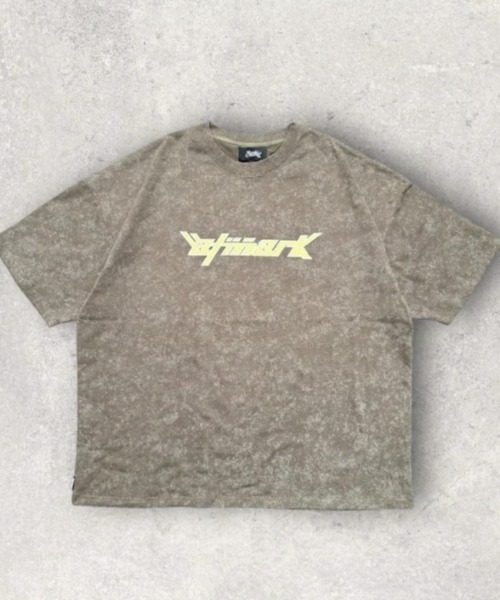 ATMARK(アットマーク)の「《フリーサイズ / UNISEX 》ATMARK フューチャーロゴ ピグメント Tシャツ(Tシャツ/カットソー・レディース・ブラック/カーキ/ブラウン・FREE)」の6枚目の写真