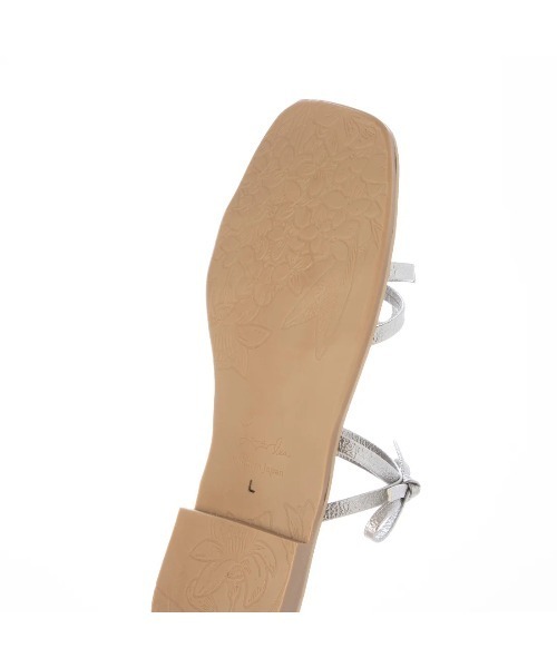 Launa lea（ラウナレア）の「ダブルリボンフラットサンダル(0604)（サンダル・レディース・ブラック/ピンク/シルバー・M/S/LL/L）」の19枚目の写真