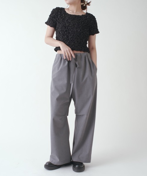 Lui's（ルイス）の「ポコポコシャーリングトップス（Tシャツ/カットソー・レディース・ブラック/ホワイト系その他・FREE）」の17枚目の写真