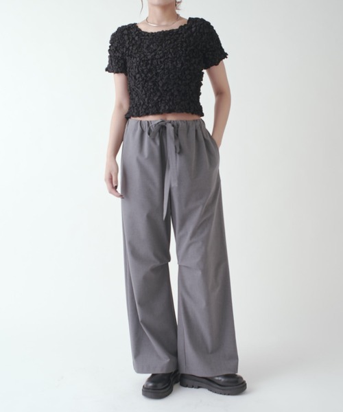 Lui's（ルイス）の「ポコポコシャーリングトップス（Tシャツ/カットソー・レディース・ブラック/ホワイト系その他・FREE）」の11枚目の写真