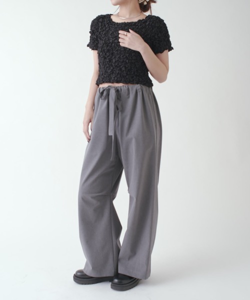 Lui's（ルイス）の「ポコポコシャーリングトップス（Tシャツ/カットソー・レディース・ブラック/ホワイト系その他・FREE）」の18枚目の写真