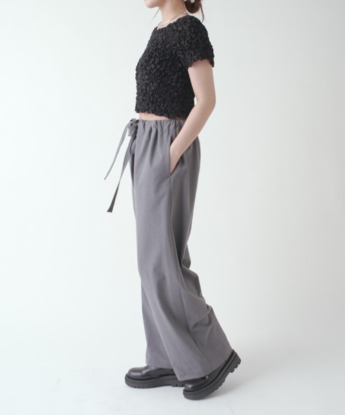 Lui's（ルイス）の「ポコポコシャーリングトップス（Tシャツ/カットソー・レディース・ブラック/ホワイト系その他・FREE）」の12枚目の写真