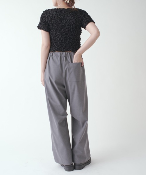 Lui's（ルイス）の「ポコポコシャーリングトップス（Tシャツ/カットソー・レディース・ブラック/ホワイト系その他・FREE）」の13枚目の写真