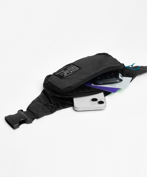 OverLab（オーバーラボ）の「「OverLab/オーバーラボ」hip sack_black ヒップサック　ウエストポーチ（ボディバッグ/ウエストポーチ・メンズ・ブルー/ブラック/ライム/オレンジ・FREE）」の6枚目の写真