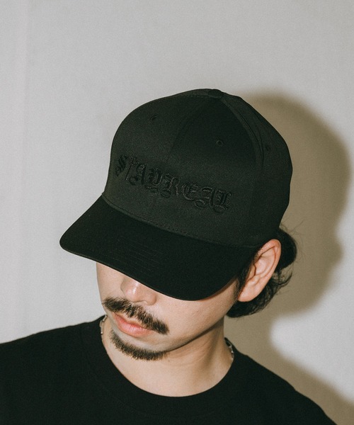 NineMicrophones(ナインマイクロフォンズ)の「SNAPBACK CAP-STAYREAL-(キャップ・メンズ・ブラック×ブラック/ブルー/ブラック×ホワイト・FREE)」の3枚目の写真