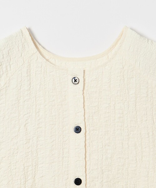 EMMEL REFINES（エメルリファインズ）の「＜EMMEL REFINES＞EM スソフリル2WAY ノースリーブ ブラウス（シャツ/ブラウス・レディース・ブラック/オフホワイト・FREE）」の17枚目の写真