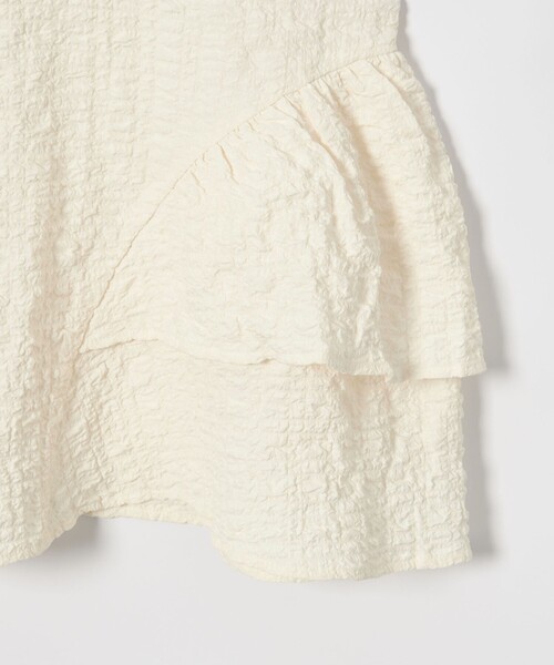 EMMEL REFINES（エメルリファインズ）の「＜EMMEL REFINES＞EM スソフリル2WAY ノースリーブ ブラウス（シャツ/ブラウス・レディース・ブラック/オフホワイト・FREE）」の19枚目の写真