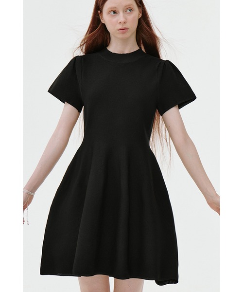 fupel ワンショルミニワンピース 即購入⭕ one-shoulder neck ribbon punch mini onepiece /ワンショル