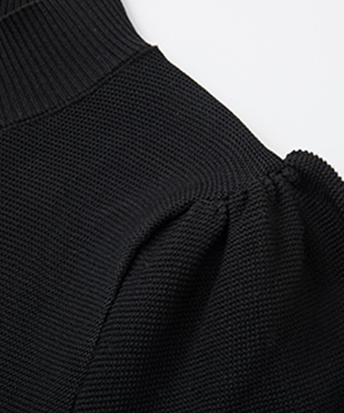 Fano Studios(ファノ ストゥディオズ)の「プチハイネック パフスリーブ ミニワンピース FX25L102【Fano Studios】(ワンピース・レディース・ブラック・M/S)」の13枚目の写真