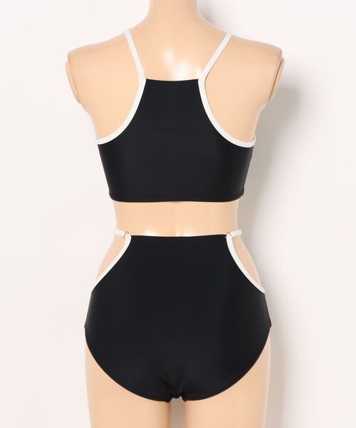 LAVIA（ラヴィア）の「アメリカンスリーブビキニ（水着・レディース・ブラック・M/L）」の14枚目の写真