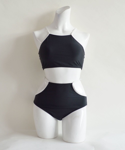 LAVIA（ラヴィア）の「アメリカンスリーブビキニ（水着・レディース・ブラック・M/L）」の10枚目の写真