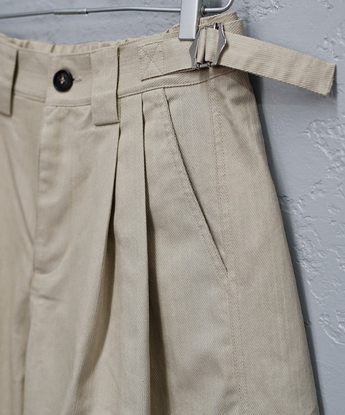 MinoriTY（マイノリティ）の「【MinoriTY】ヘビーツイルビッグタックグルカショーツ ハーフパンツ メンズ 夏服（その他パンツ・メンズ・ブラック/ベージュ・L/M/S）」の14枚目の写真