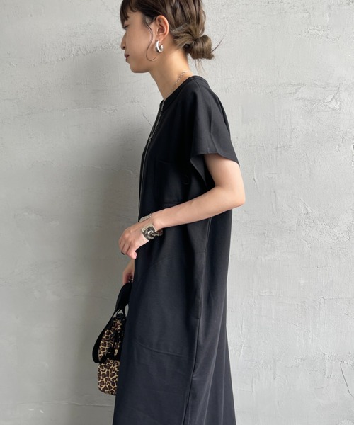 NANGA（ナンガ）の「[NANGA/ナンガ] エコハイブリッド ノースリーブ ワンピース（ワンピース・レディース・ブラック/ネイビー・WM）」の5枚目の写真